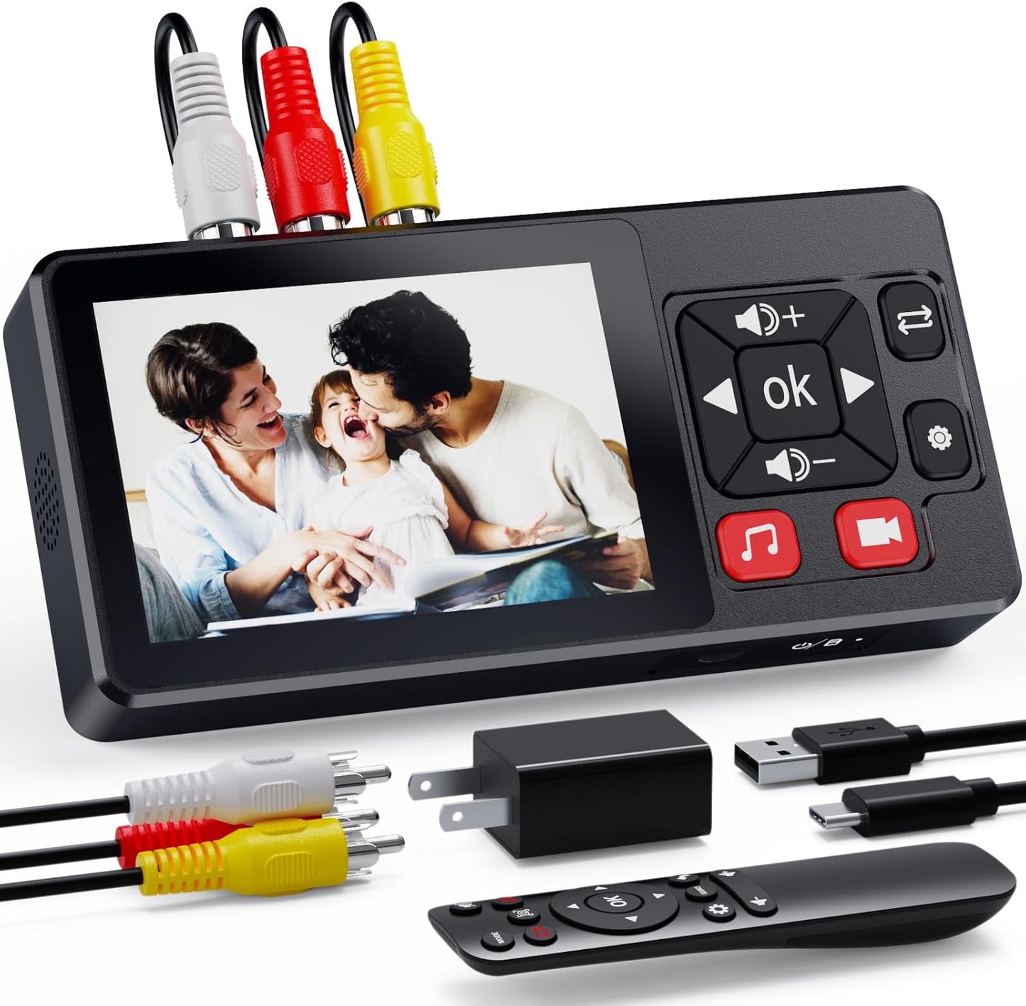 Video to Digital Converter 2.0 for VHS, VCR, and More