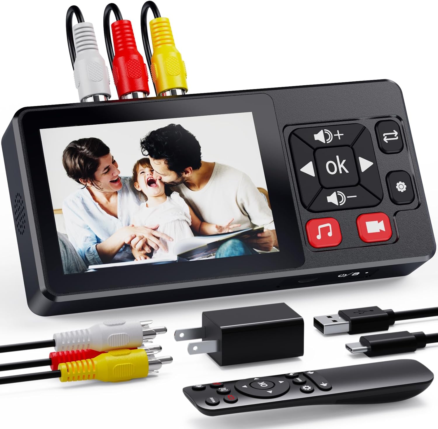 Video to Digital Converter 2.0 for VHS, VCR, and More