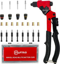 2 in 1 Rivet Nut Tool Rivet Gun - 360 Swivel Head for Tight Space