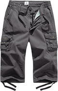 Women's Mid Rise Cargo Capris - Breathable Stretch Capri Pants