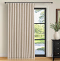 100% Blackout Curtains 84 in Long - Thermal Linen Panel for Bedrooms