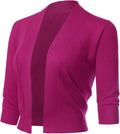 Allsense women's cropped bolero with stylish 3/4 sleeves