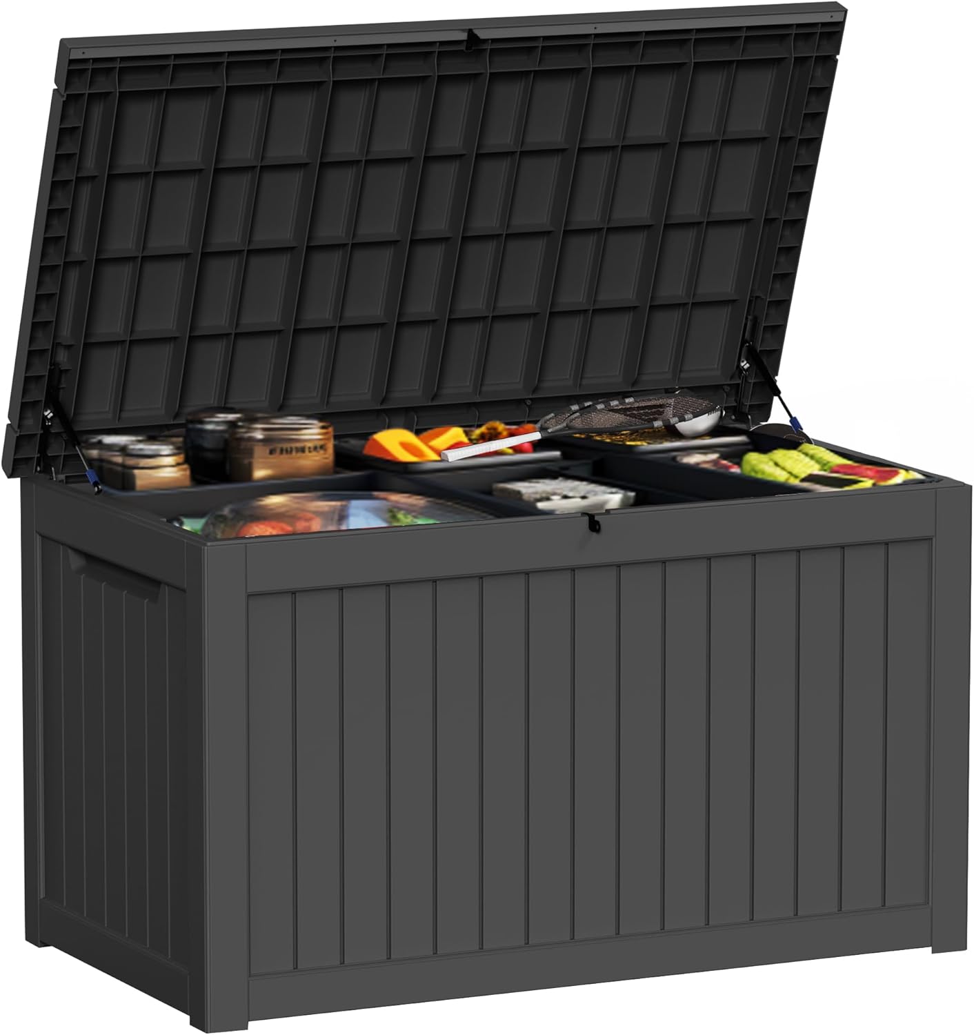 ROJIK Outdoor Storage Housing Deck Box for Garden Tools and More