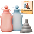 Silicone Baby Food Pouches - Mess-Free Storage & Feeding