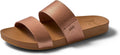 Cushion Vista Slide - Comfortable Vegan Leather Footbed