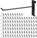 HJW Heavy Duty Black Gridwall Hooks - 8 in Display Hooks for Grid Wall