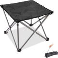 FUNDANGO Oversized Camping Stool - Padded Foldable Foot Rest