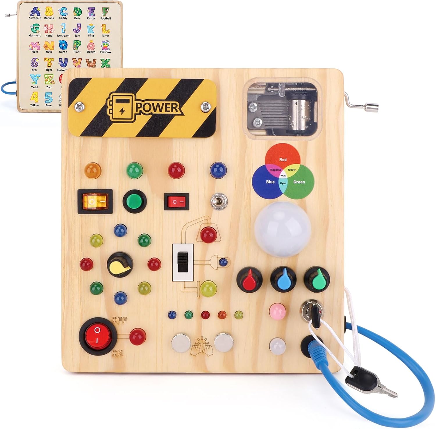 Montessori Busy Board: Sensory Fun for Toddlers