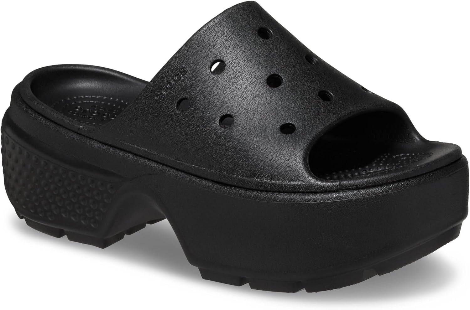 Crocs Stomp Slide: Stylish Heeled Comfort for Every Occasion