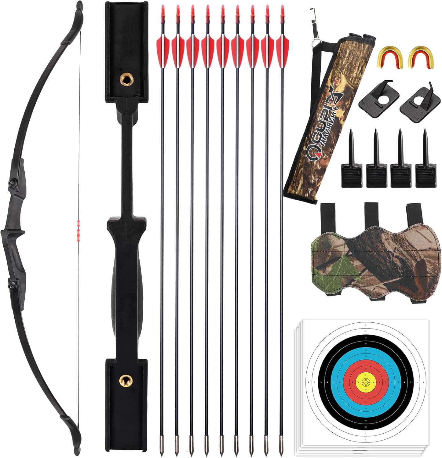 LWANO Recurve Bow Set for Beginners - Perfect for All Ages