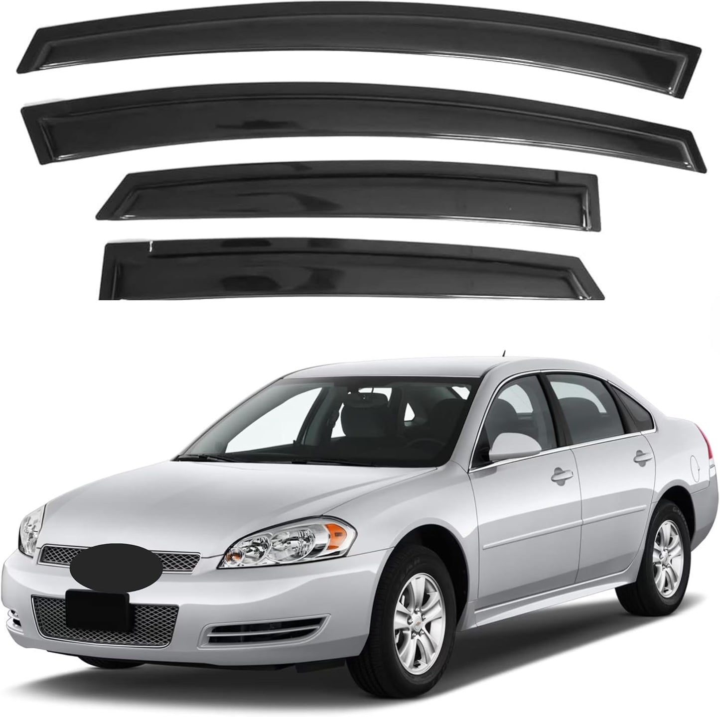 IG Window Visor for Chevy Impala 2006-2016 - Rain Guard Deflector