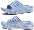 Recovery Sandals for Women Red - Thick Cushion Orthotic Sport Slides