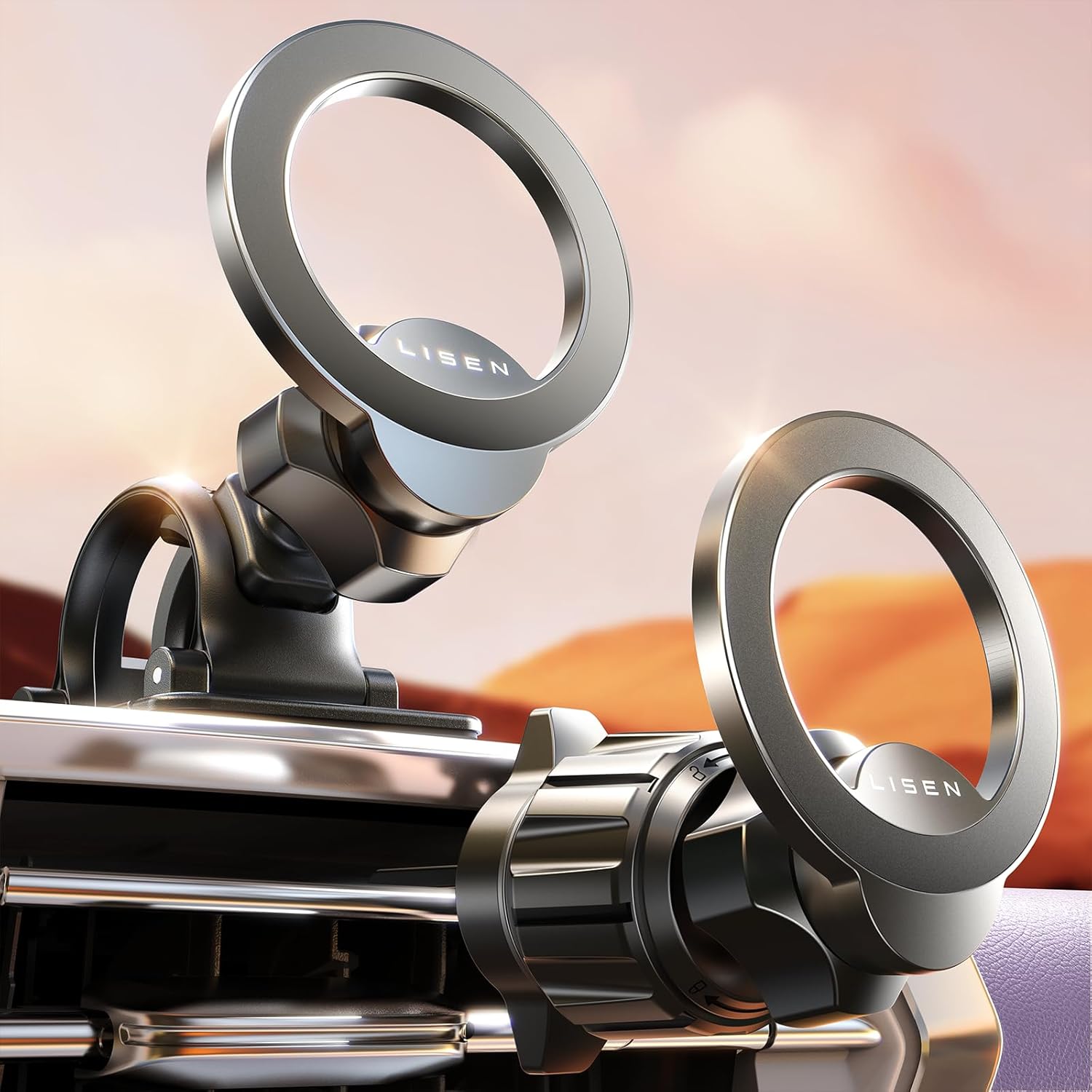 360 Rotation Magnetic Car Mount - LISEN for iPhone