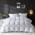 Goose Feather Down Comforter Oversize Queen Size - All Season Hotel