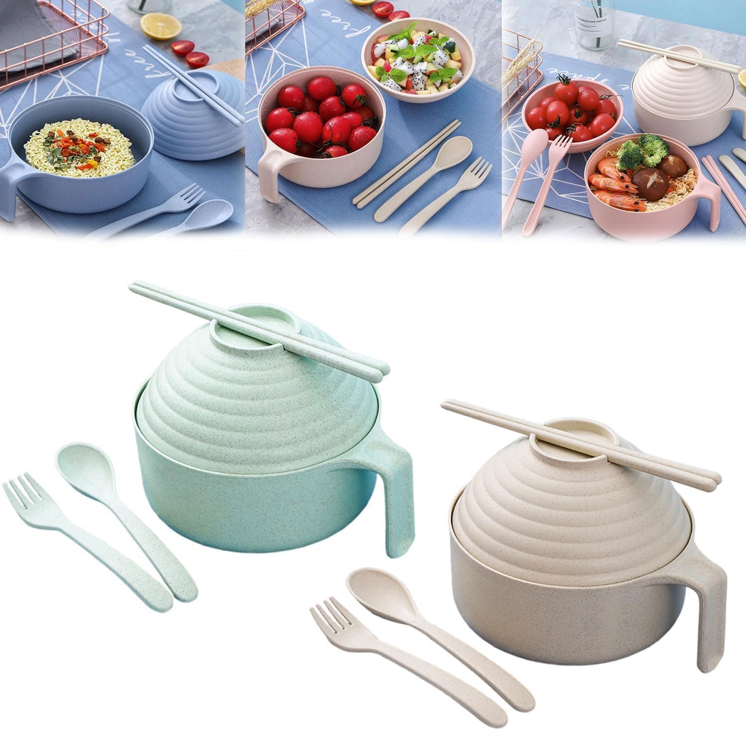 Quick Ramen Fix Set | Microwave Cooker with Utensils