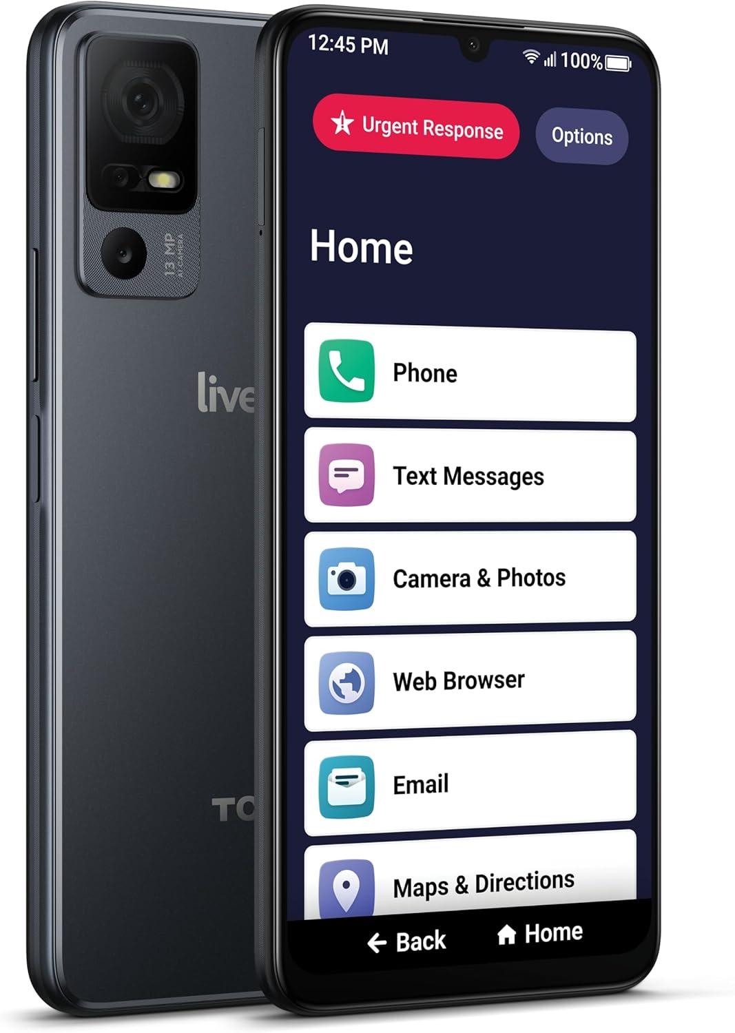 Jitterbug Smart4 Smartphone for Seniors - Simple and Reliable