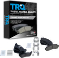 TRQ Front & Rear Brake Pads Ceramic Compatible with 2002-2005 Ford