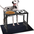 Metal Elevated Dog Bowls for Large Dogs - 17in Raised Feeder