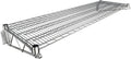 18ft x 60ft Chrome Wire Wall Mount Shelf - Heavy-Duty Storage