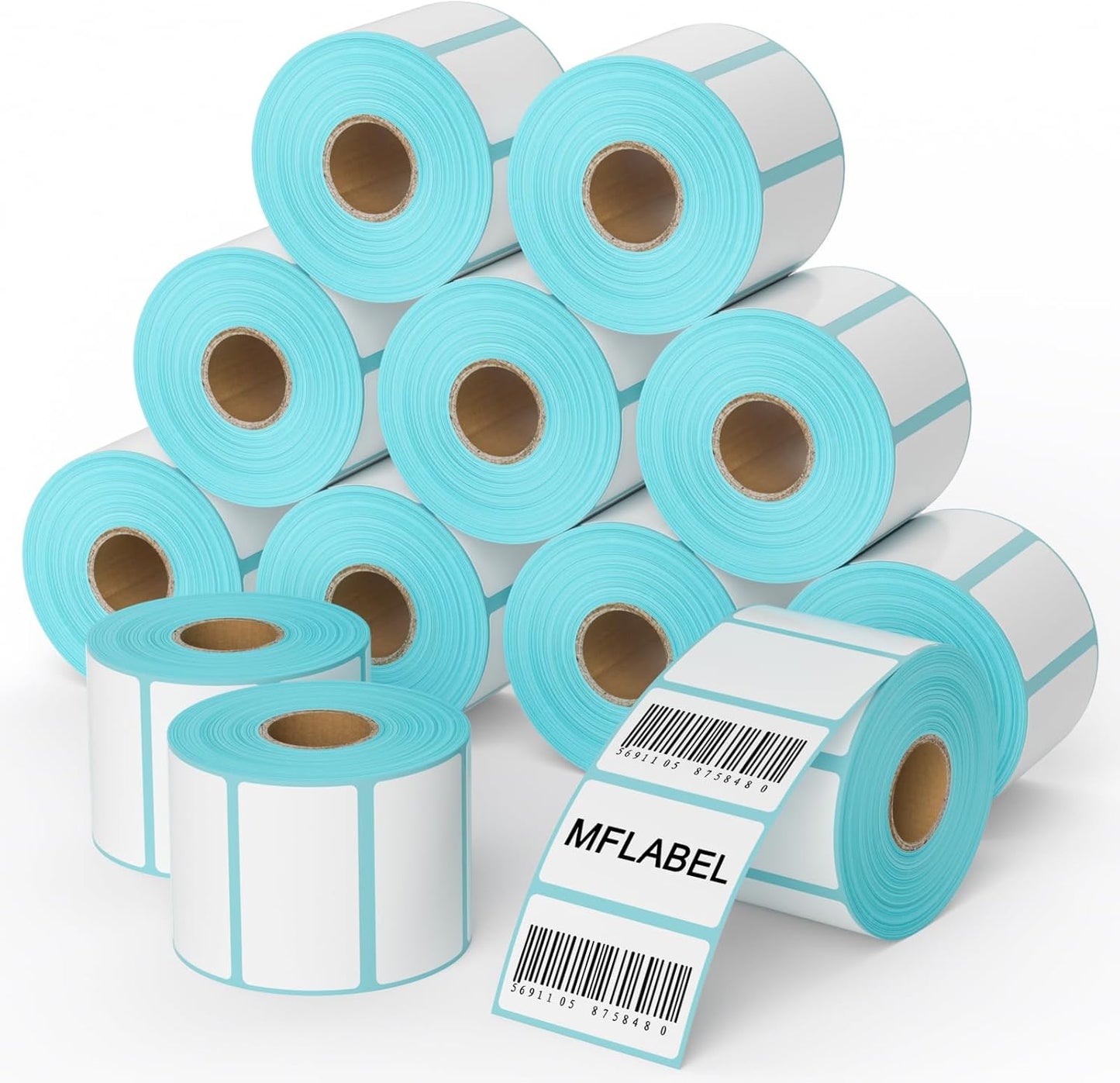 MFLABEL 2.25x1.25 Inch Direct Thermal Labels for Shipping