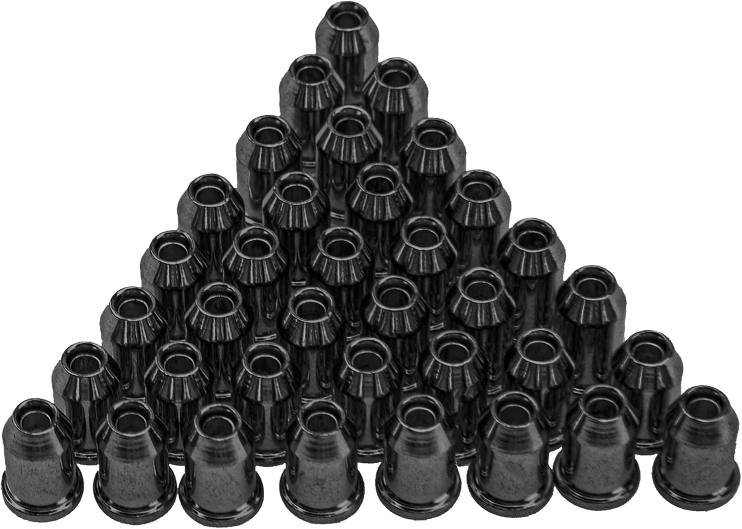 Enhance Tone: Yootones 36Pcs Metal Guitar Ferrules (Black)