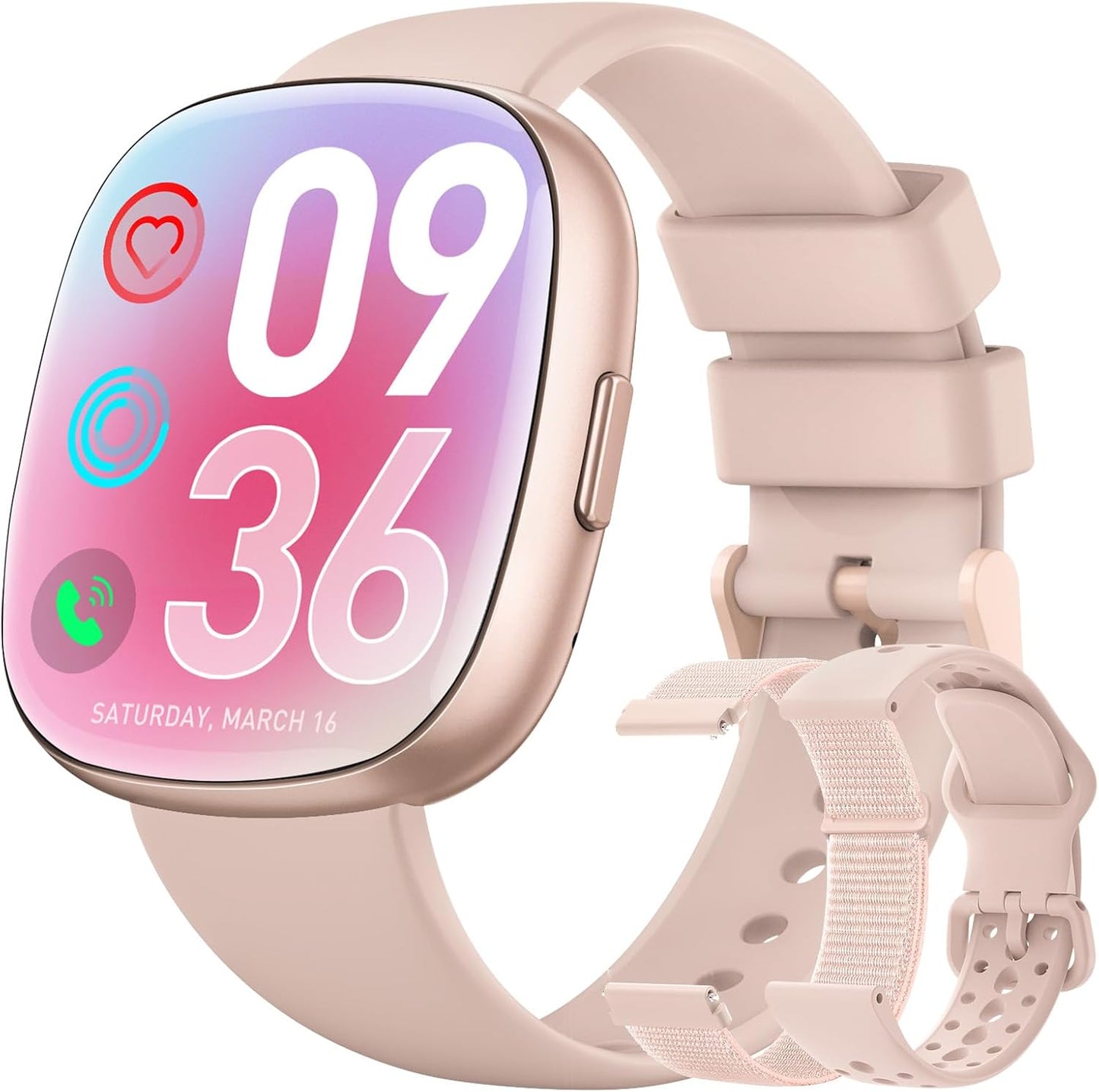 Smart Watch for Women Fitness Tracker with Bluetooth Call Feature
