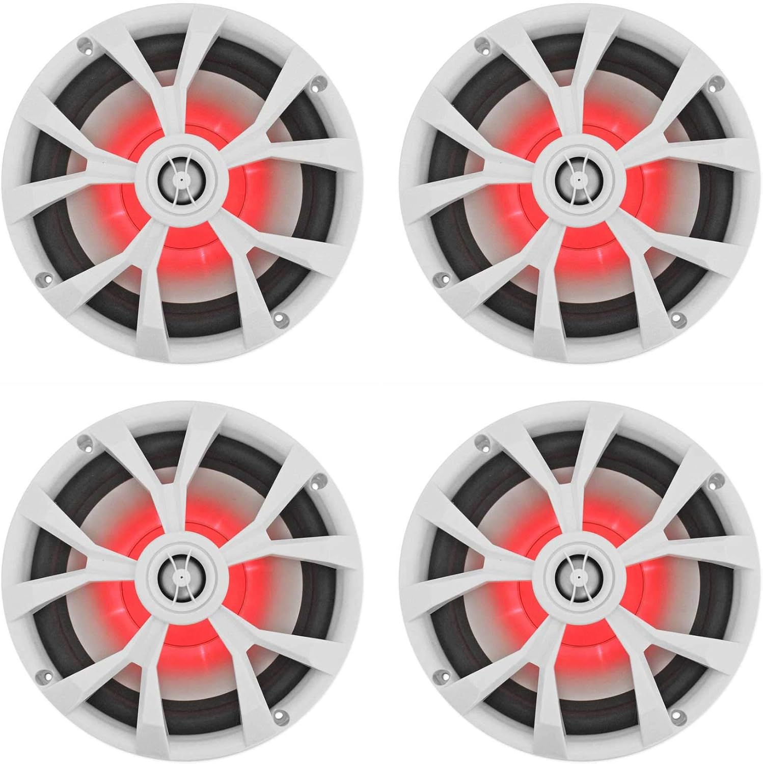Rockville RKL80MW - Powerful 900W Marine Boat Speakers