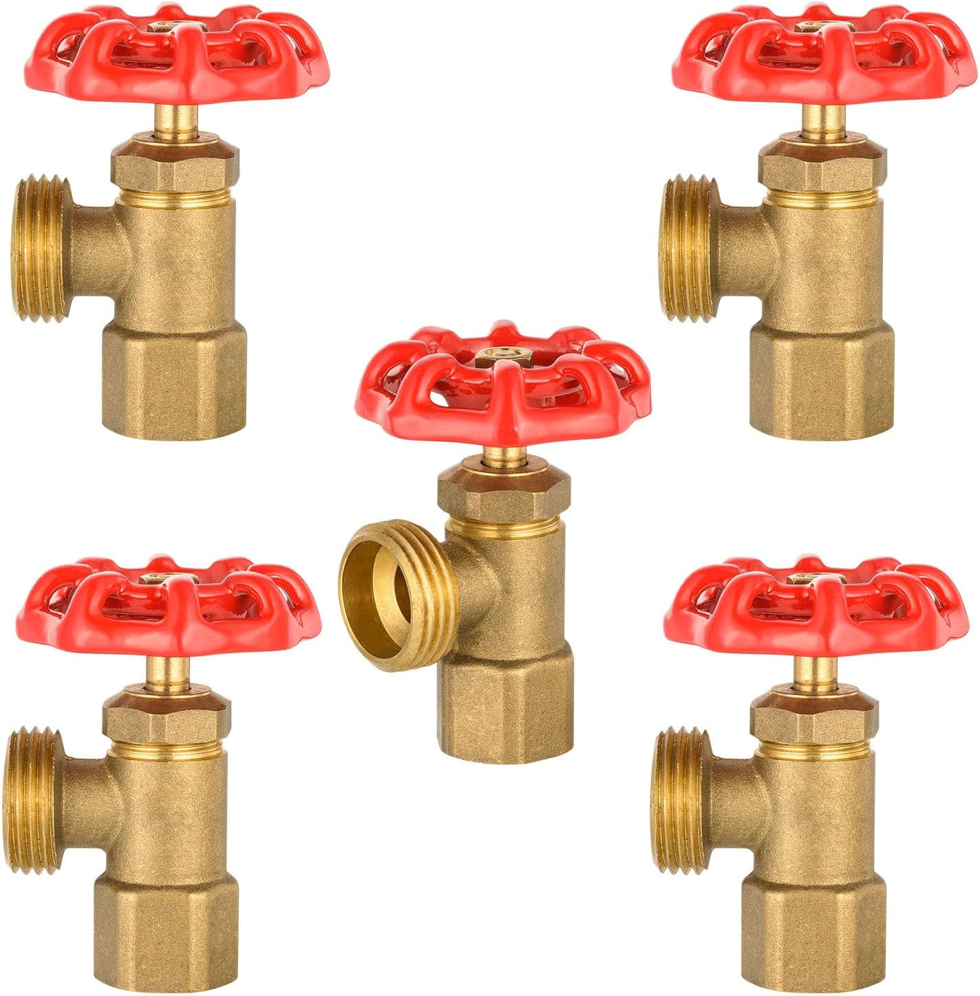 EFIELD 5-Pack Boiler Drain Valve for Easy Water Control