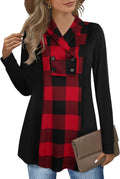 Bebonnie Womens Long Sleeve Casual V Neck Sweatshirts Pullover