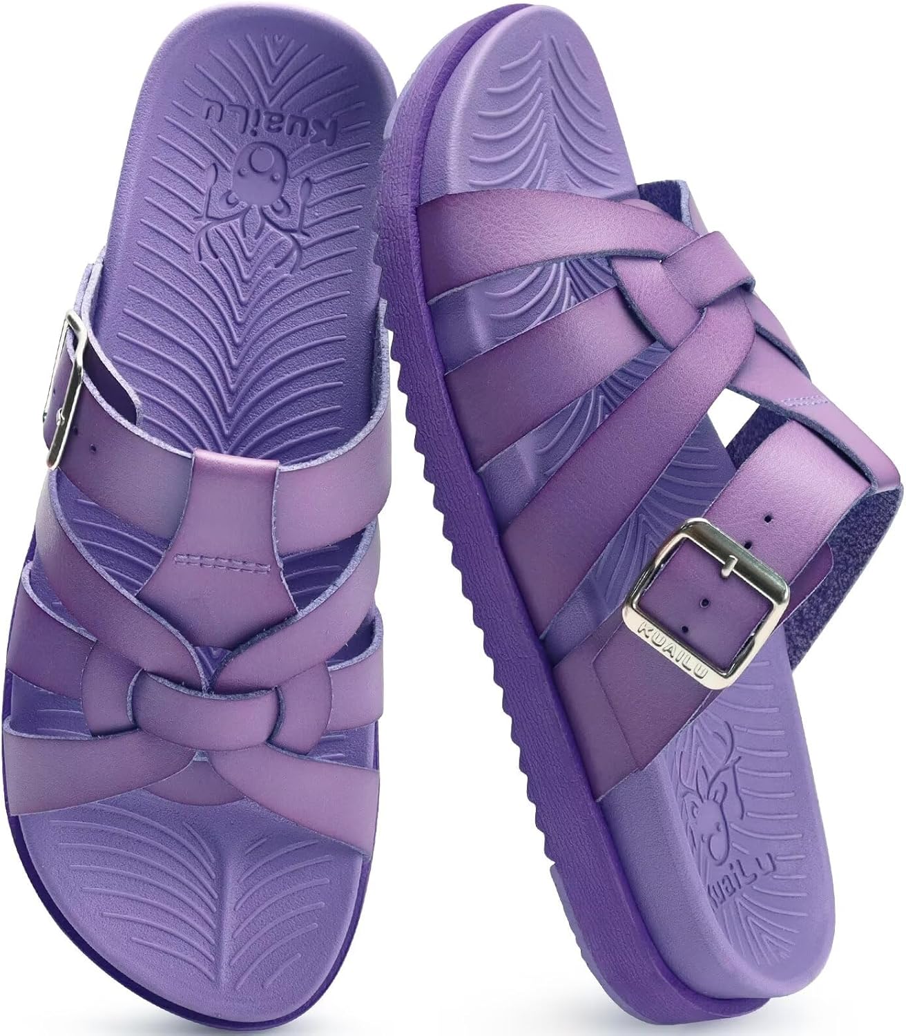 KuaiLu Gladiator Sandals for Women with Arch Support Comfort