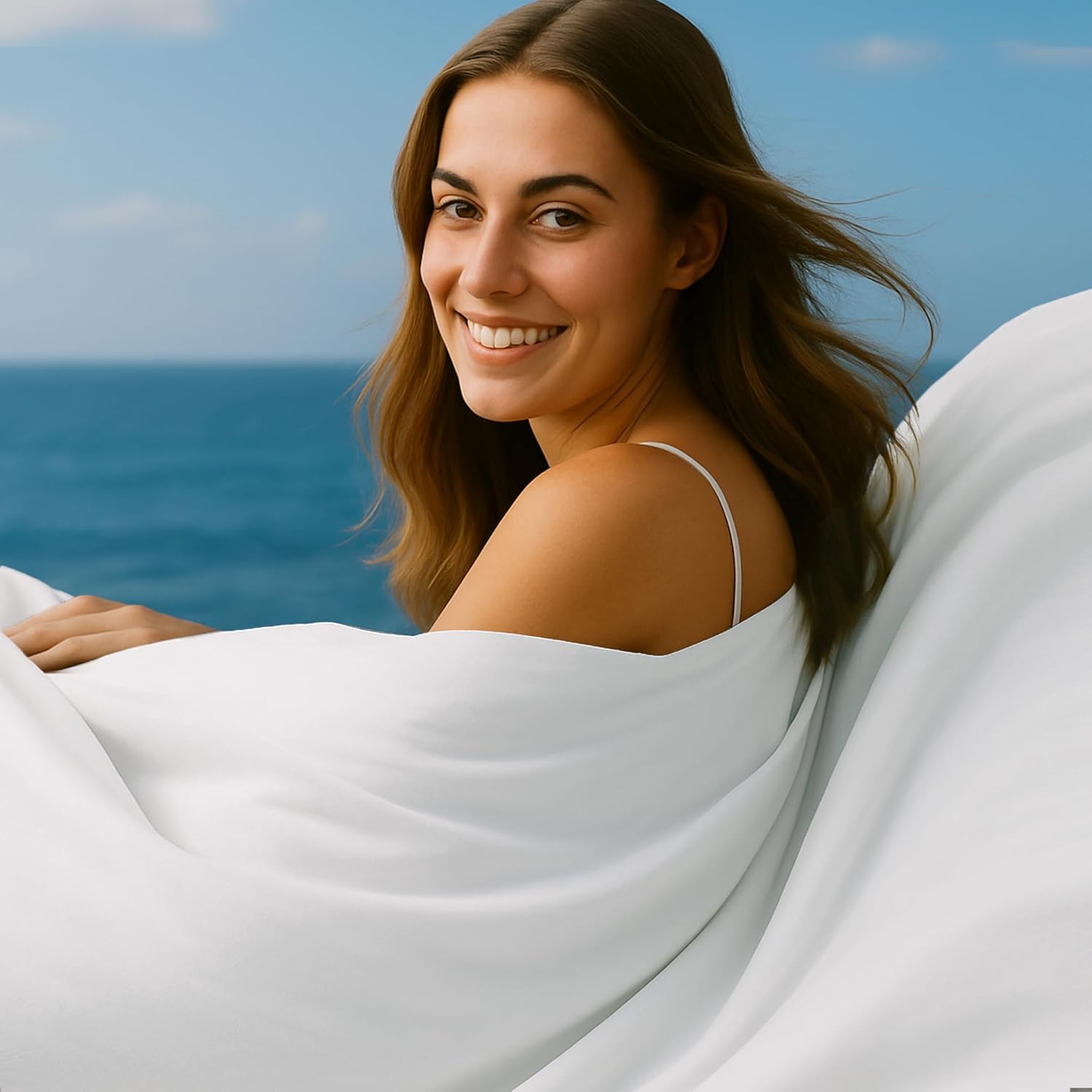 DOWNCOOL Cooling Blanket King Size for Hot Sleepers and Sweats