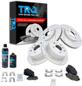 Front & Rear Brake Pad and Rotor Kit for 2005-2006 Camry ES300
