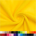 Canary Yellow Solid Fleece Fabric 3 Yd Bolt - Cozy, Easy Care
