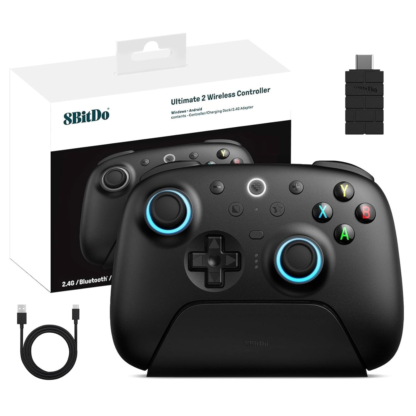 RunSnail 8Bitdo Ultimate 2 Wireless Controller for Gaming