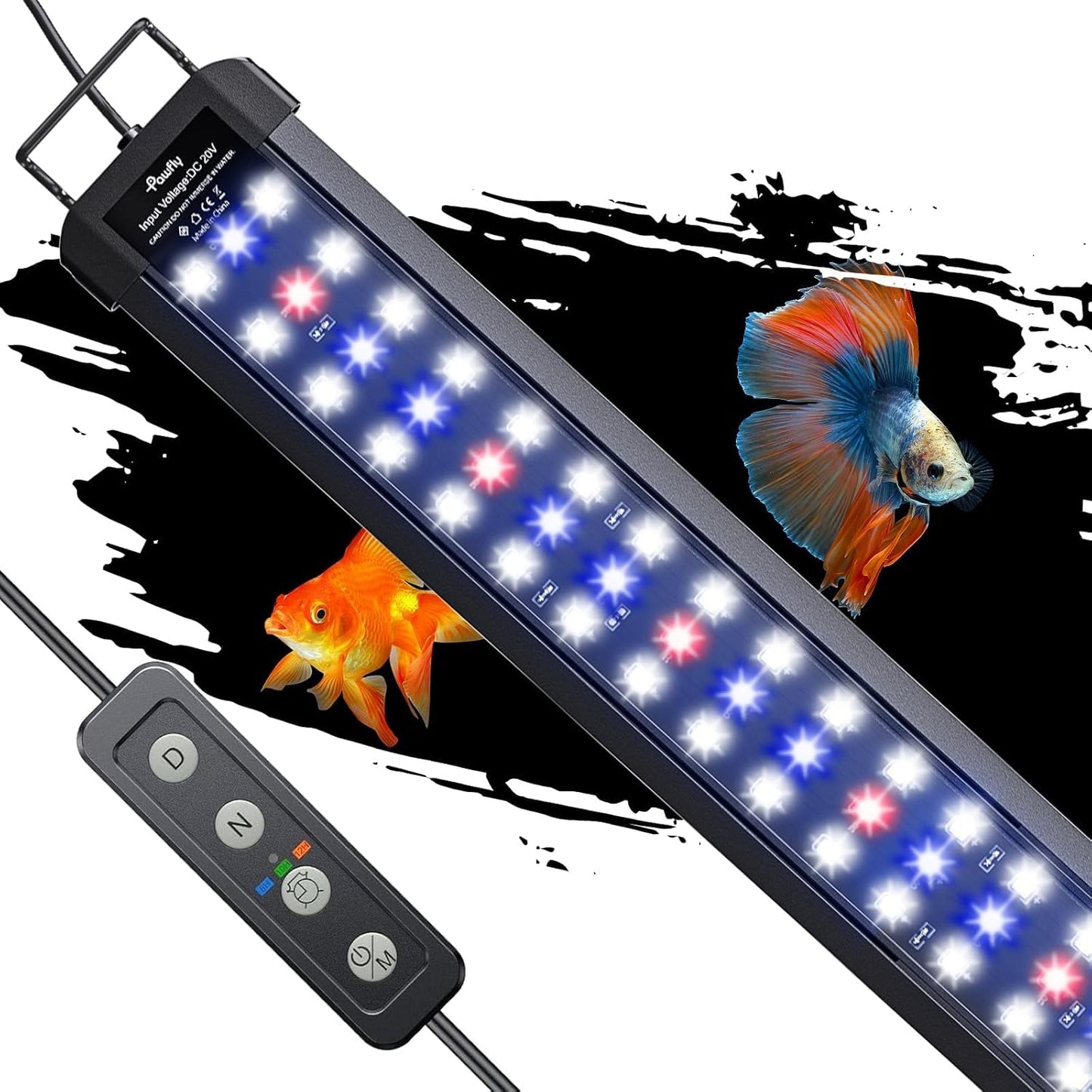 Pawfly 28W Aquarium LED Light for 36 to 42 Inch Tanks