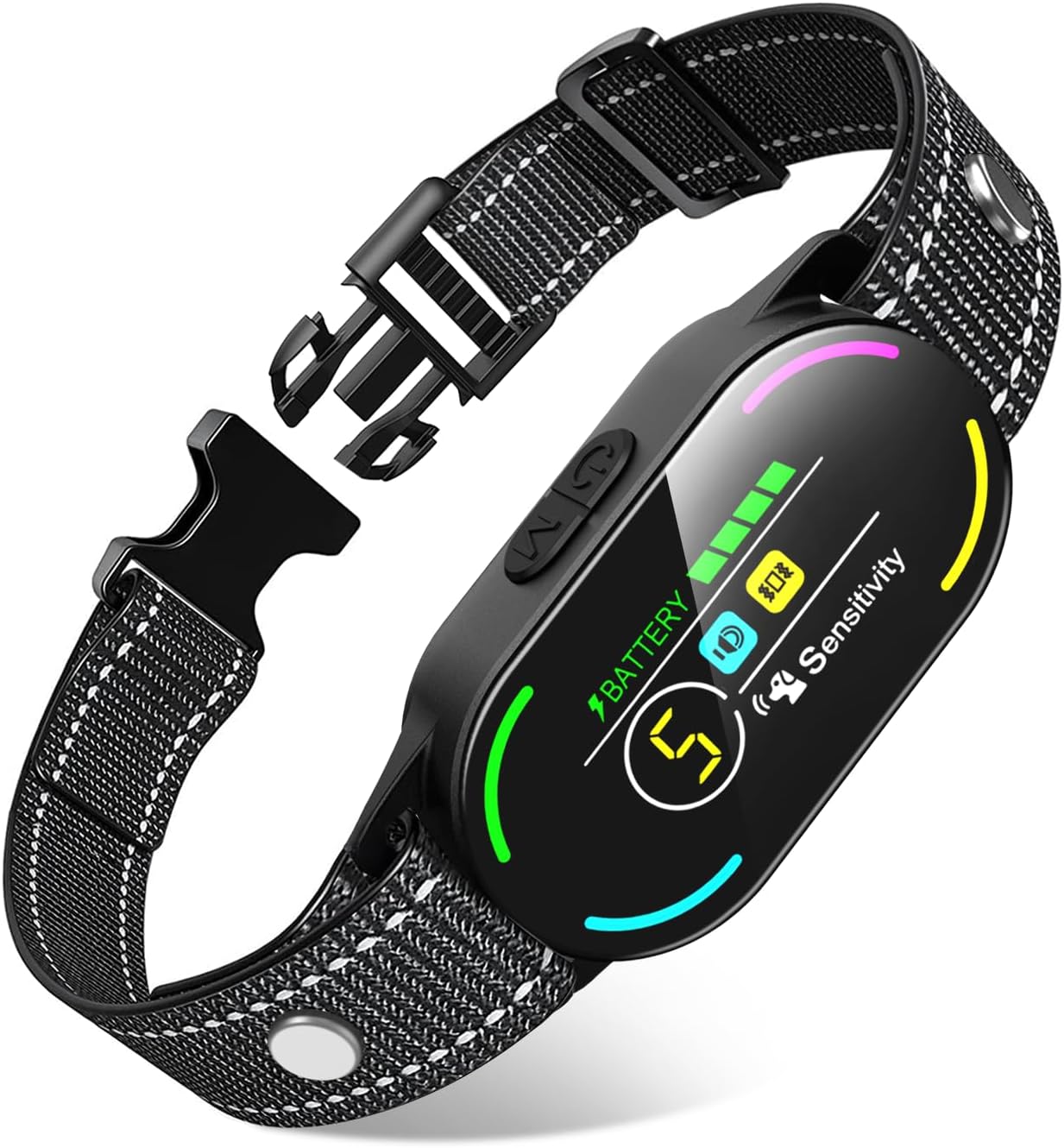 Dog Bark Collar with Smart Chip and Adjustable Modes for All Sizes