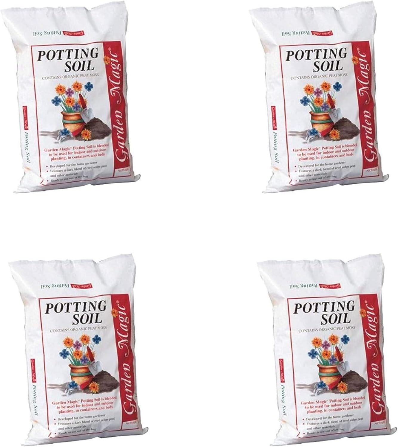 Michigan Peat Garden Magic Potting Soil Mix for Container Gardening