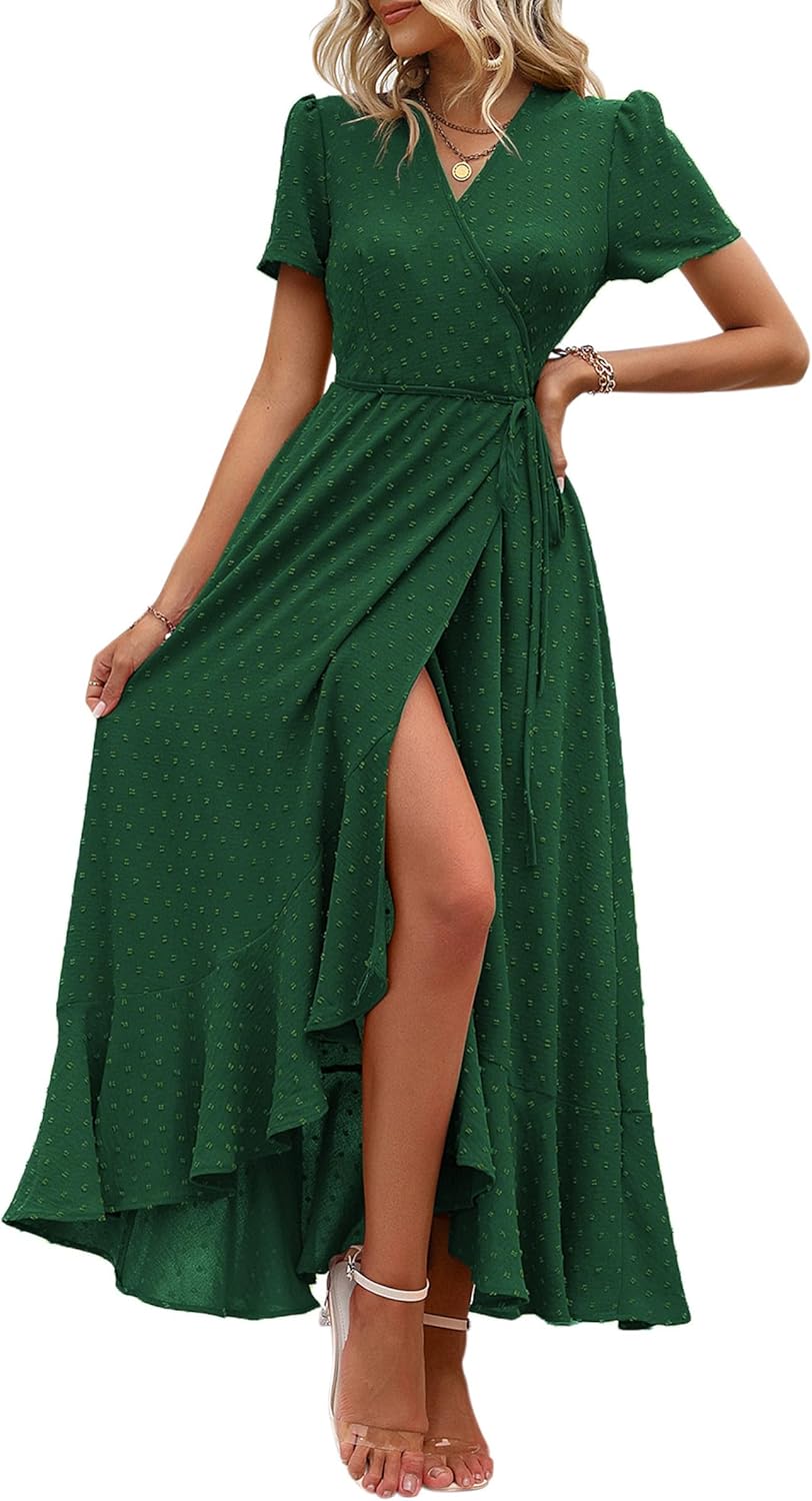 Floral Boho Maxi Dress for Women - Summer Casual Style
