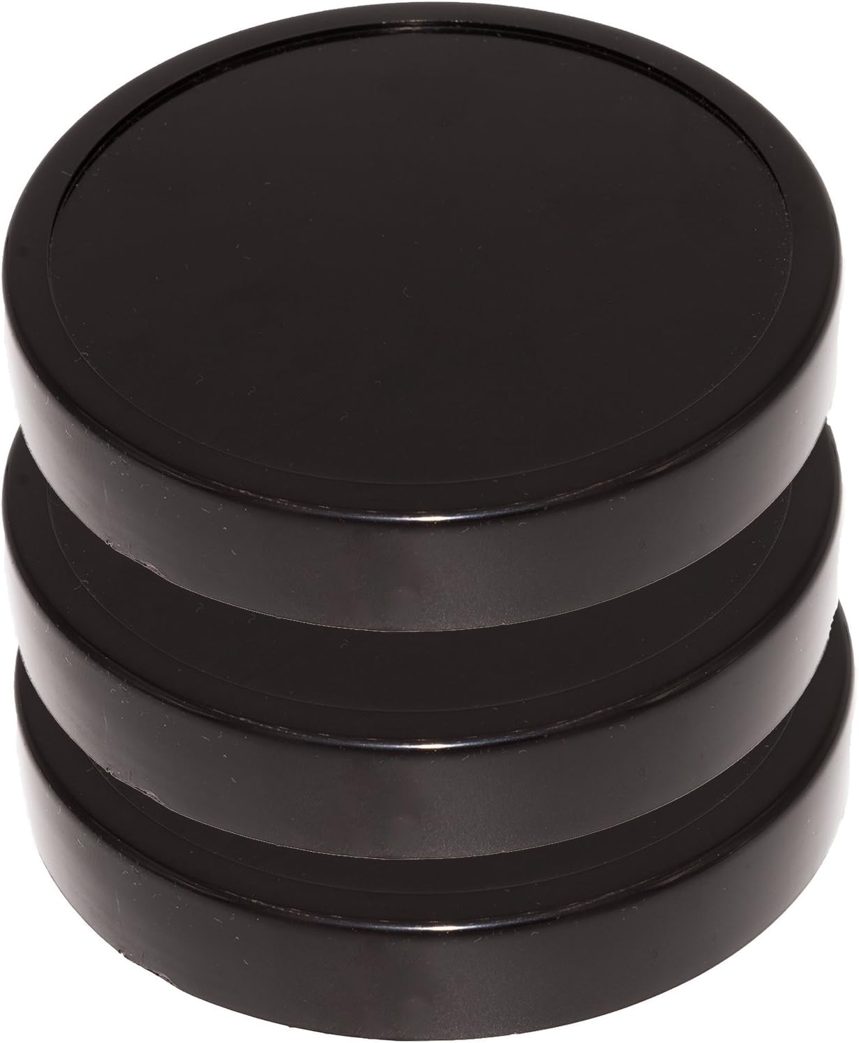 3 Pack Black Jar Lids with Integrated Gasket for Magic Bullet Blender