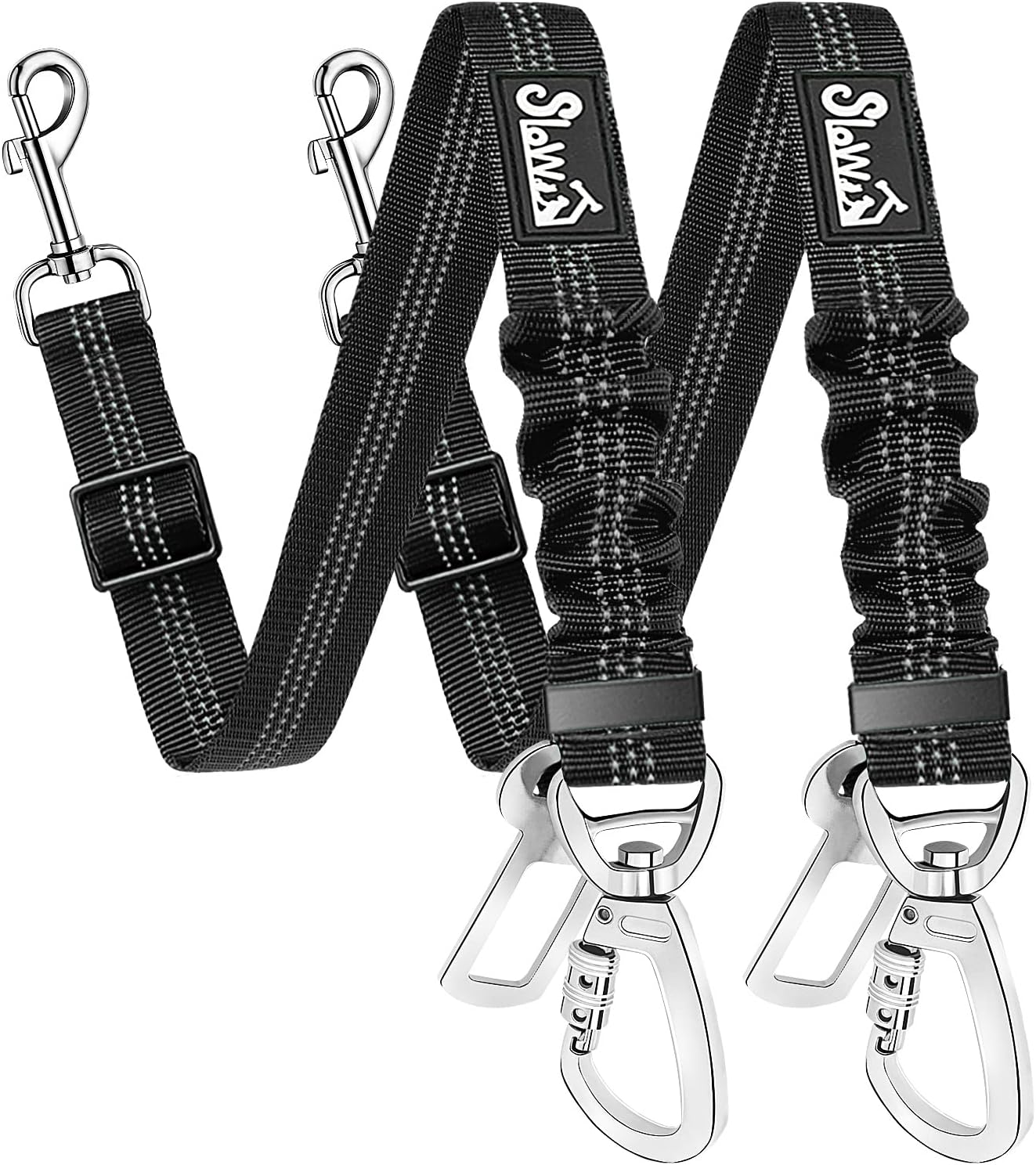 Safety First: SlowTon Dog Seatbelt 2 Pack