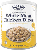 Augason Farms Cooked Freeze Dried White Meat Chicken Dices Can