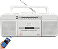 Cassette Player Boombox Portable AM/FM Radio Stereo with Bluetooth