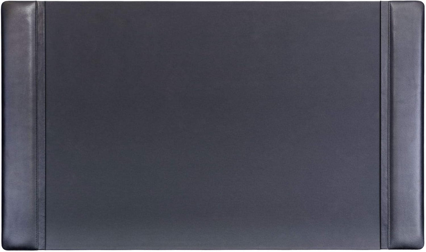 Luxury Leather Desk Pad with Side Rails for Executive Use