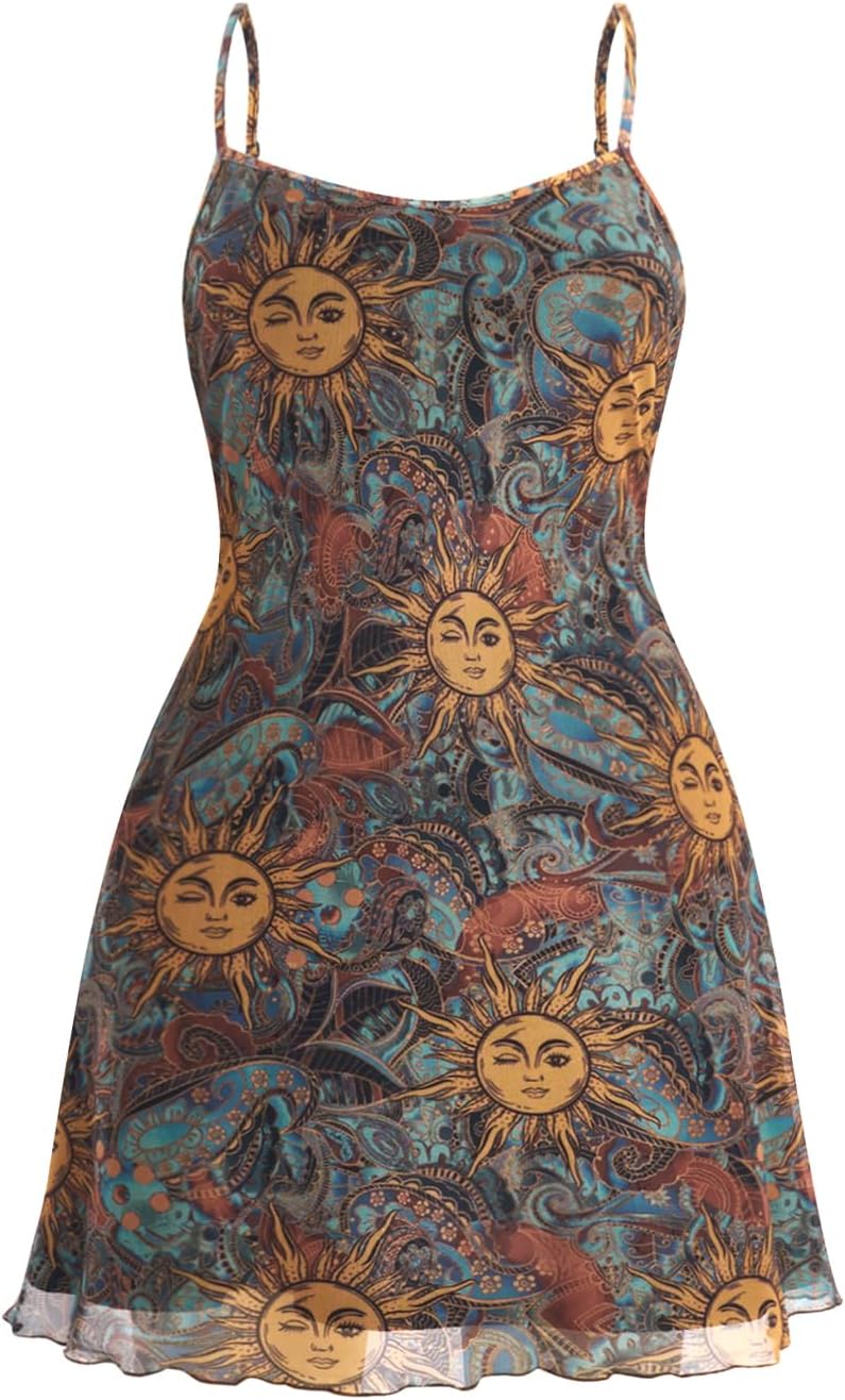 Milumia Women's Vintage 90s Mini Dress for Stylish Outings
