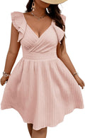 Floerns Women's Plus Size Wrap Front Sweetheart Neck (Style KF84)
