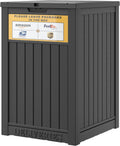 Package Delivery Box for Outside with Sign - Lockable 48 Gallon LHBGO
