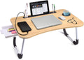 Slendor Foldable Laptop Desk - Portable Bed Stand