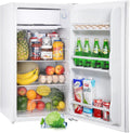 3.2 Cu. Ft Mini Fridge with Freezer - Single Door Dorm Fridge