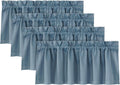 100% Blackout Valances for Windows, Short Kitchen Window Valance