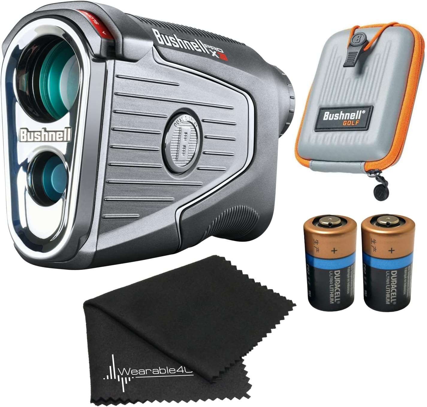 Bushnell PRO X3+ Golf Rangefinder Bundle